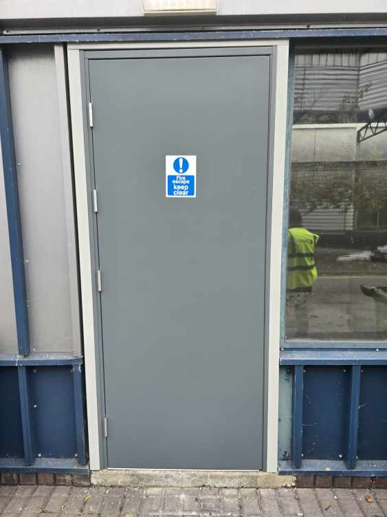 Warehouse Entry/Exit Door