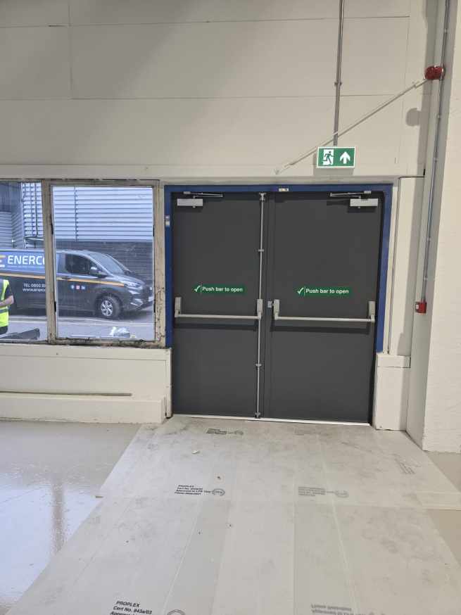 Warehouse Entry/Exit Door