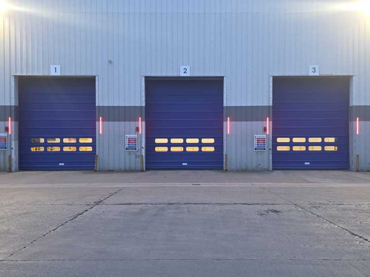 Warehouse Doors With Vision Panels